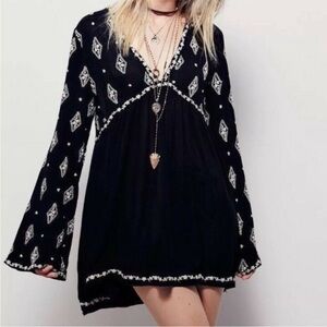 Free People bell sleeve tunic dress